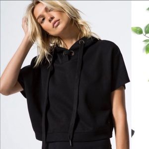 ALO Realm Short Sleeve Sweatshirt Top - Size XS